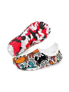 Crab Graffiti Outdoor Hiking Shoes Unisex Summer Quick-Dry Non-Slip Water Shoes Lightweight Breathable Fishing Rafting Mountain Beach Eu36-Eu45