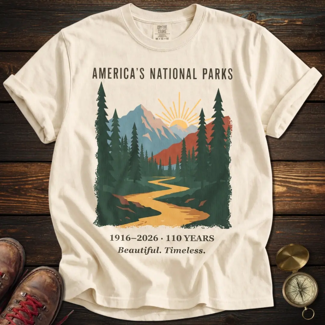 America's Parks Beautiful Timeless T-Shirt