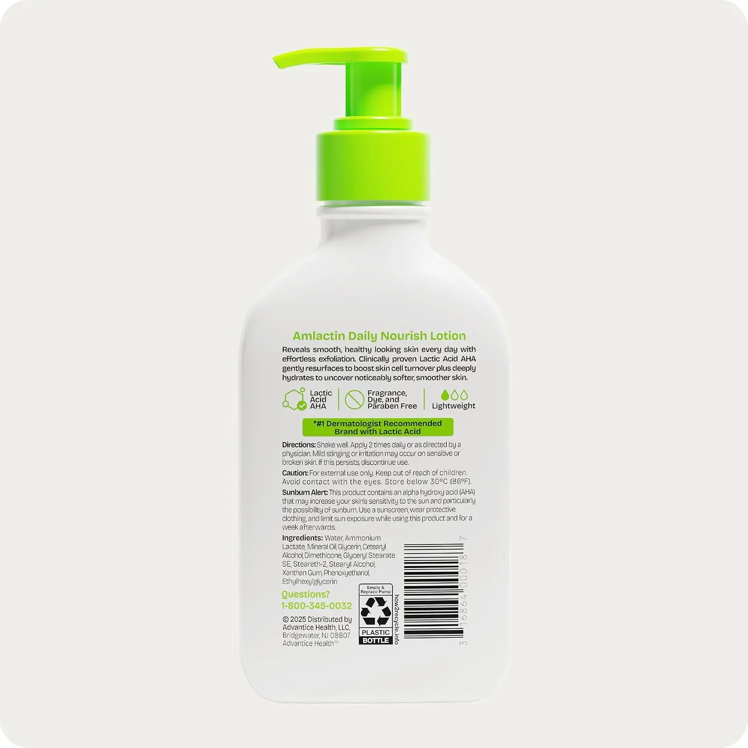 Amlactin Daily Nourish Body Lotion, 12% Lactic Acid, 7.9 oz