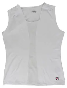 Fila Womens Mesh Center Running Top White