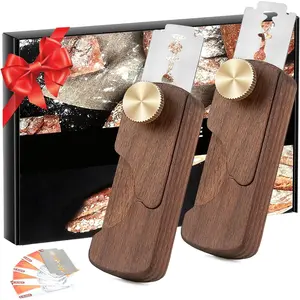 Bread Lame Scoring Tool with 5 ,Handcrafted sourdough scoring tool,Bread Scorer Dough Scoring  for Artisan Baking(2-Pack)
