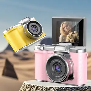 Portable Digital Camera, 48mp Pocket Camera, 8x Optical Zoom, Compact Flip Screen Design, Photographic Kit, Outdoor Camera, Perfect Gift for Students & Travelers