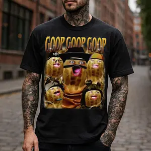 Funny The Burnt Peanut GOOP Bungulato Homage Shirt, Peanut GOOP Bungulato 90s Bootleg Shirt, Internet Viral Meme Trendy Shirt, Weird Humor, Youth Adult