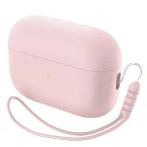 [CASE ONLY] ORNARTO Compatible with AirPods Pro 2 Case 2022, Protective Soft Silicone for AirPods Pro 2nd Generation Case, Front LED Visible Skin Cover Accessories Handheld