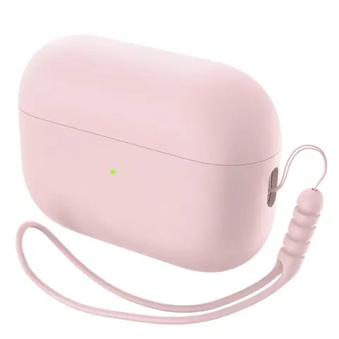 ORNARTO Soft Silicone Durable Protective Case with Screen Protector for AirPods Pro 2 (2022) Headphone Accessory, Visible LED Status Light, Scratch-Resistant Shell, Easy On & Easy Off, Handheld Design