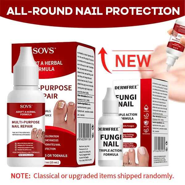 SOVS Nail Care Solution, Gentle Liquid for Discoloured & Brittle Nails 0.5 fl oz, Hydrates, Enhances Clarity & Shine, Daily Manicure Care