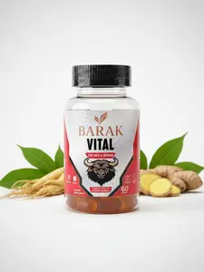Barak Vital Gummies for Men & Women - Daily Stamina & Stress Support - Easy-to-Take Gummy for Active Lifestyles - 60 Count Dietary