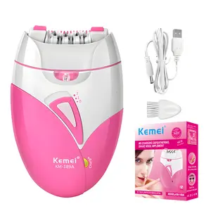 Kemei Women's Electric Shaver, Facial Hair Trimmer, Body Hair Trimmer with LED Light, Mother's Day Gift for Girlfriend