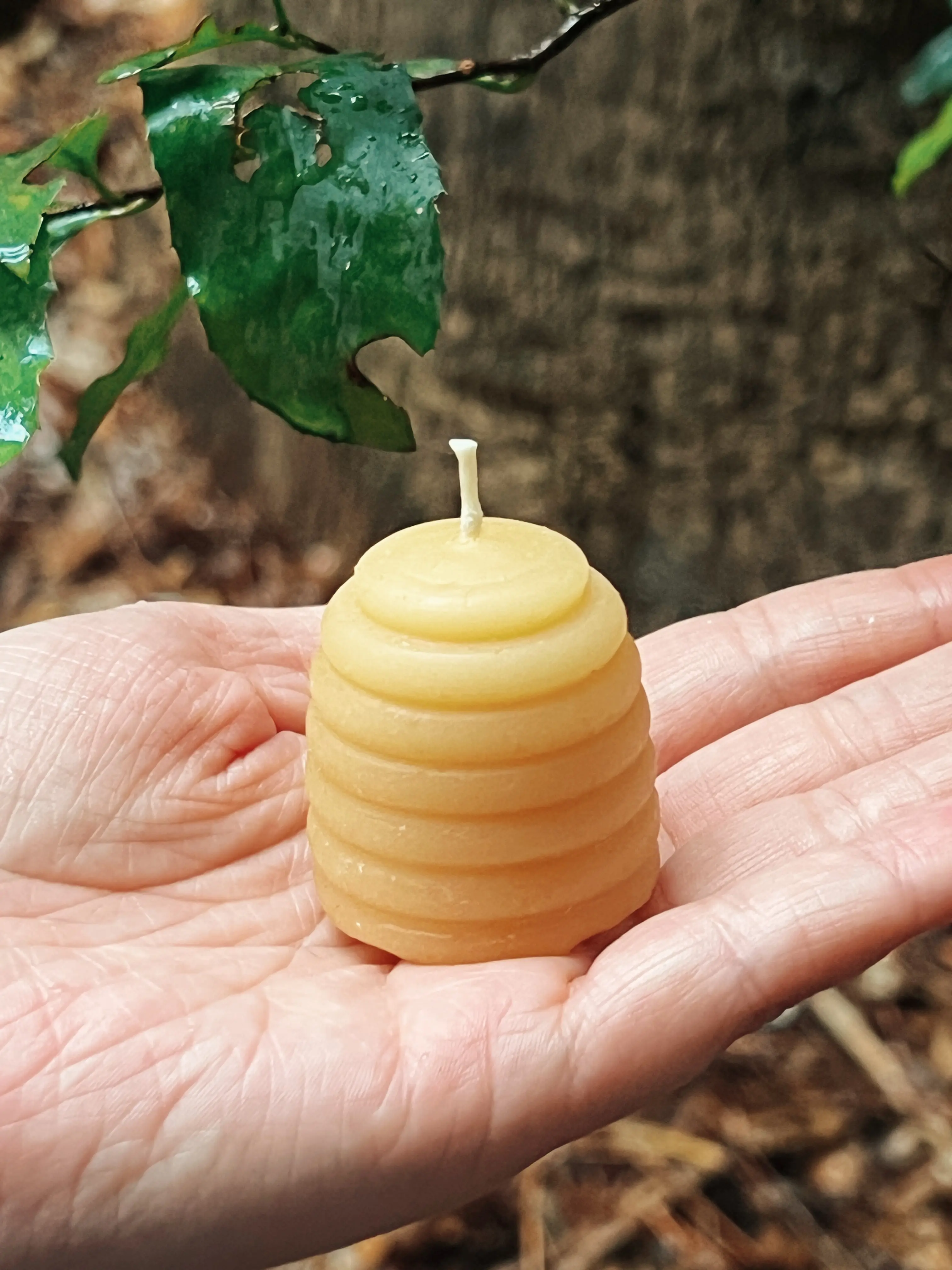 Beeswax Beehive Candle Beeswax Beehive Candle