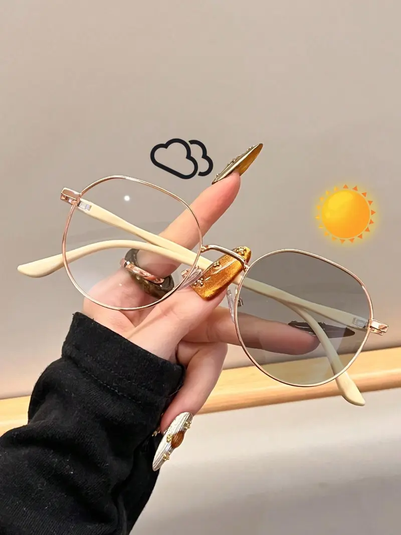 Elegant Classic Round Polarized Sunglasses for Women, UV Protection & Stylish Design, Perfect for Driving & Outdoor Activities