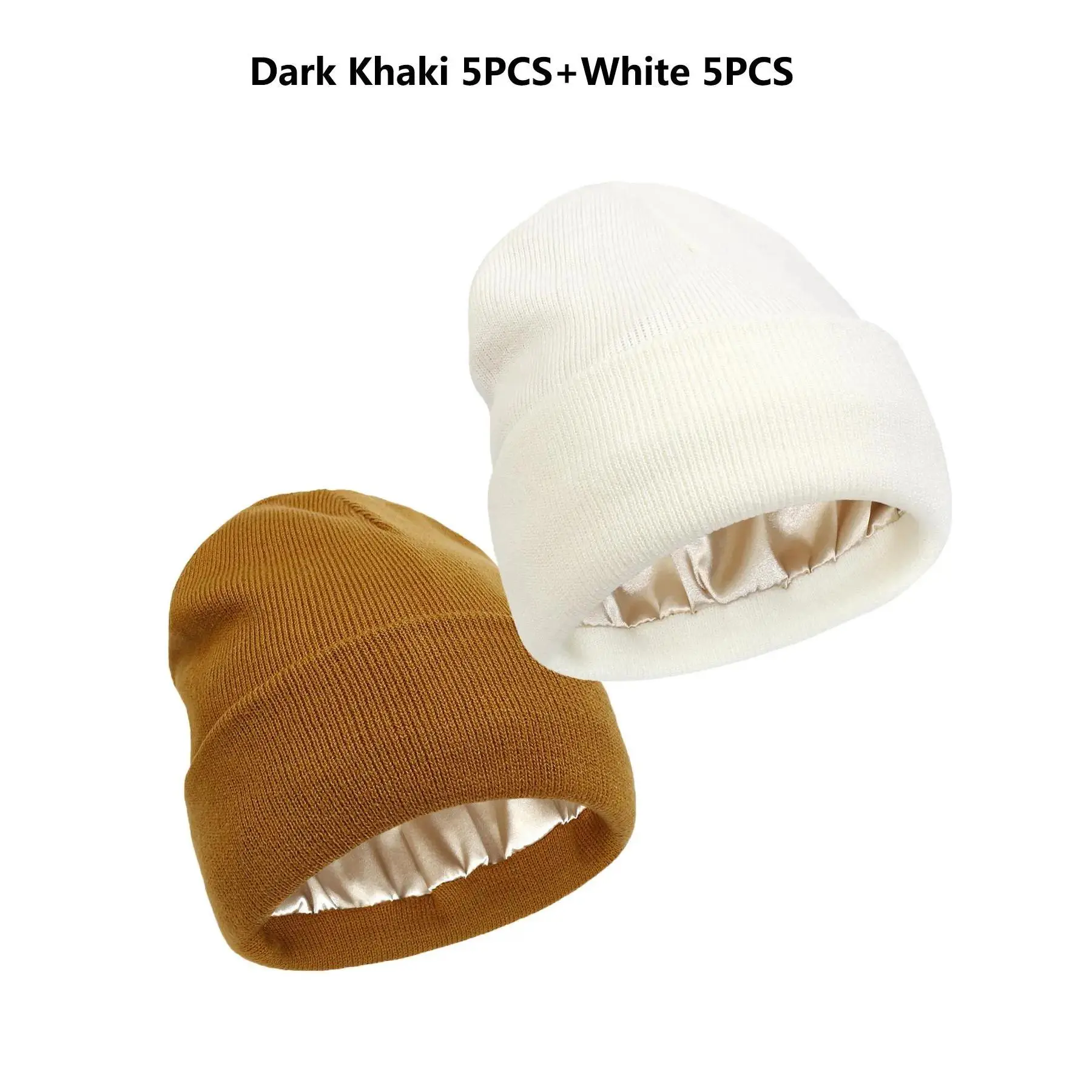 White*5 pcs+Khaki*5 pcs