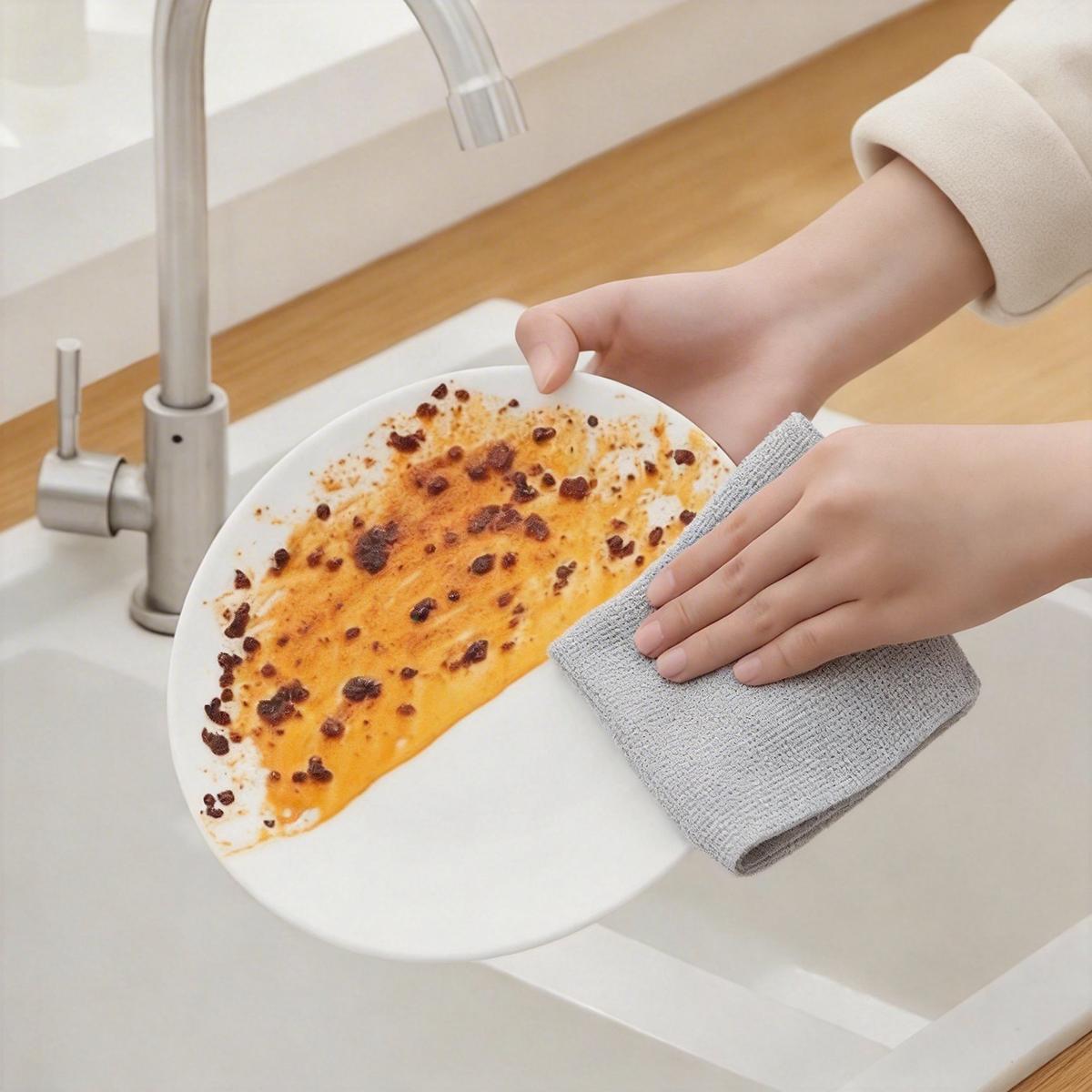 Each box contains 20 cleaning cloths, convenient hand towels, absorbent kitchen rags, measuring 8.66 inches * 8.66 inches, reusable, multifunctional household cleaning cloths and towels, suitable for the kitchen, bathroom, living room, and dining table.