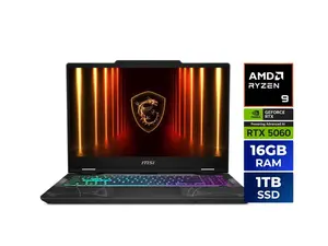 MSI Cyborg A15 - 15.6" FHD 144Hz - AMD Ryzen9 270 - GeForce RTX 5060 - 16GB Memory - 1TB NVMe SSD - Win11 Gaming Laptop (B2HWFKG-006US)