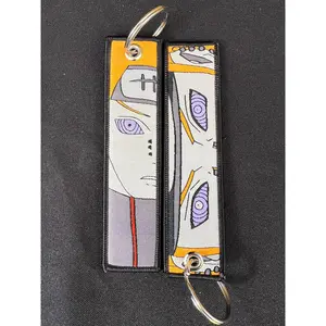 Naruto- Anime Embroidery Keychain
