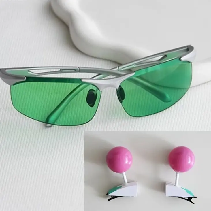 Cosset Qimu Cartoon Pure Handmade Plastic Decorative Glasses & Hair Accessories - Men's Sunglasses, Fashion Props for Cosplay, Live Streaming, Short Video Production, 3D Printer, Men's Accessories, Stage, Unisex, Stage Performances, 3D Printed, Novelty, V