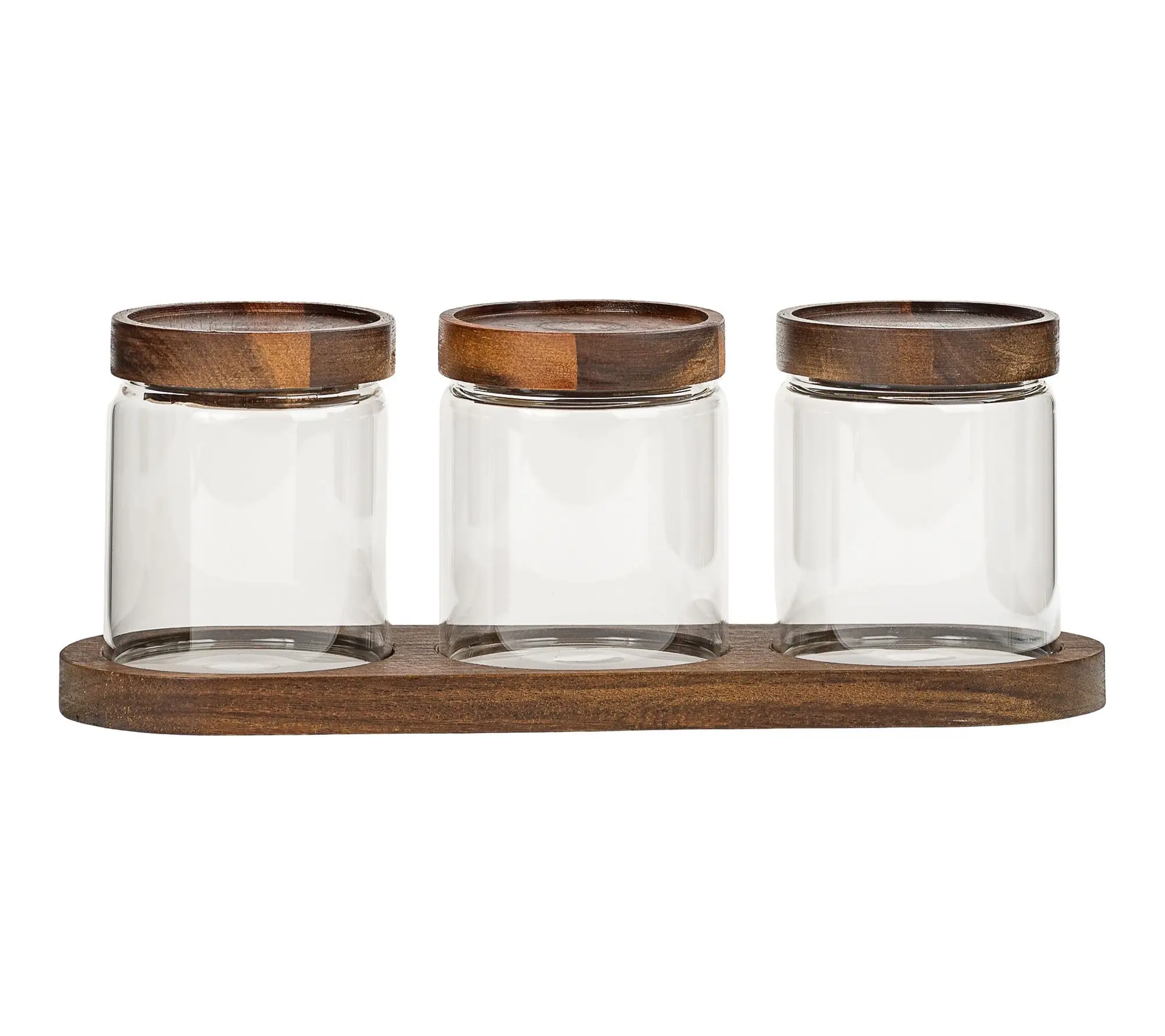 10 Strawberry Street 3-Piece Round Canister Setwith Tray 10 Strawberry Street 3-Piece Round Canister Setwith Tray