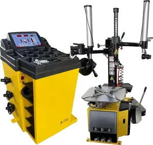 Tire Changer 882 and Tire Balancer S-710 Combo for Tire Repair and Wheel Balancing