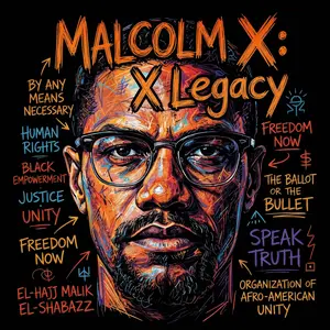 MALCOLM  X BLACK HISTORY DTF TRANSFERS