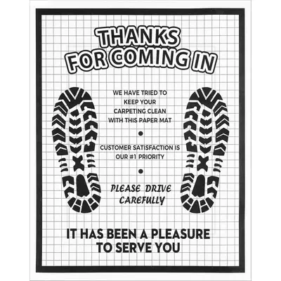 Chimailong Paper Floor Mats For Cars Disposable Car Floor