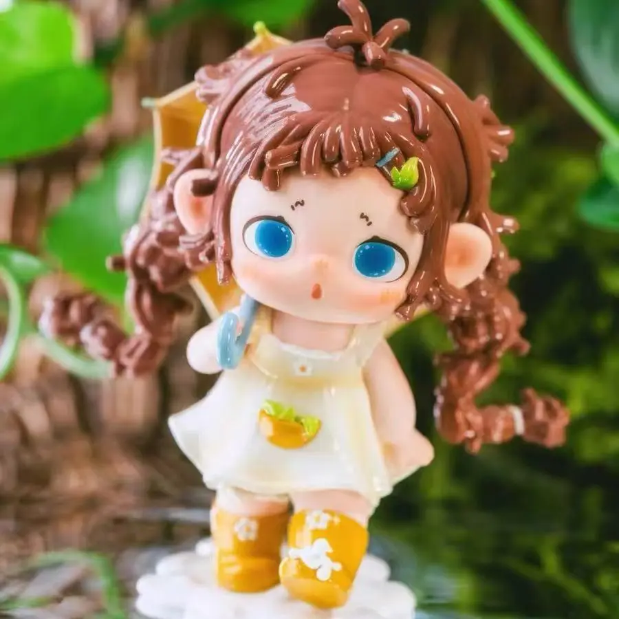 Fufu Collectibles Blind Box - Summer Cottage Rainy/Sunny Days Series Cute Kawaii Figure, Figurine Dolls, Whimsical Vinyl Figure, Handmade Craftsmanship Toy, Unboxing Item, Blind Bag Prize Decor Statue, Blind Bag Unboxing