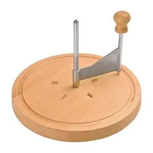 Stainless Steel Cheese Grater, 1 Count Wooden Handle Manual Cheese Chocolate Grater, Kitchen Utensils & Gadgets for Home Use, Manual Cheese Shredder