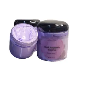 Annie's Cure Black Raspberry Surprise Sugar Scrub for Moisturizing Body Exfoliation with Antioxidants & Vitamins A B E Nourishing Cleanser