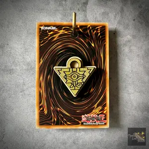 Mayans TCG Treasure Millennium Puzzle Wood Pin - Hand Painted, 1" Height, SeaLED Acrylic, Classic Toy, One of Seven Millenium Items