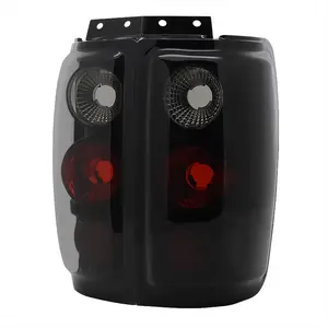 1997-2002 Ford Expedition Tail Lights (Glossy Black Housing/Smoked Lens)