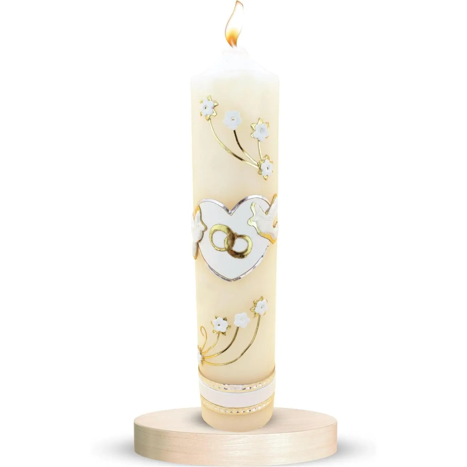Authenthic Unity Candle for Wedding Ceremony Set Made by Mexican Artisans at La Villa de Guadalupe | Wedding Candle for Ceremony | Unity Candle | Memorial Candles