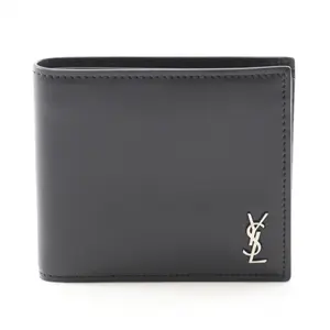 Pre-owned Yves Saint Laurent Calfskin Small Leather Goods Saint Laurent Paris Tiny Cassandra Leather Wallet