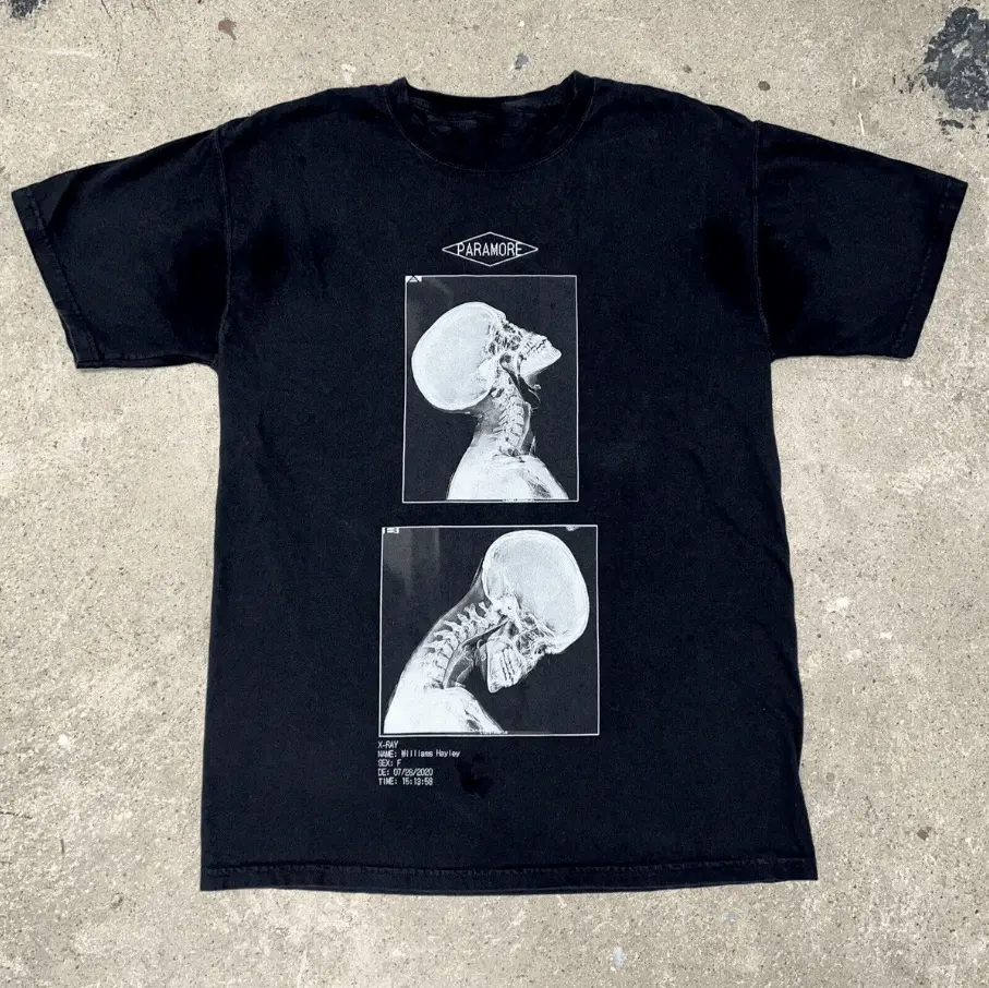 Paramore Xray Tee, Y2k Clothes, Women 2000s Tops Star Girl Y2k Kitty, Goth Emo 90s Clothes Vintage Women's Tee, 90s Gothic Grunge Tee, Summer Outfit