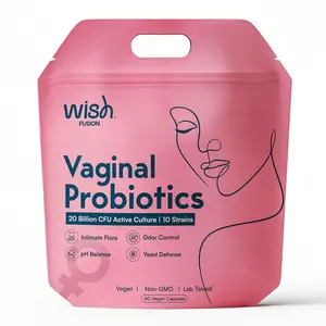 Probiotics for Women Vaginal Health – 20 Billion CFU Vaginal Probiotics, pH Balance, Yeast & Odor Support, Women’s Flora & UTI Defense, 10 Strain Probiotic Blend, Non-GMO, Vegan – 60 Capsules