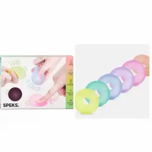 SPEKS Mini Pack Prism Gump/Loop - The Memory Gel Stress Ball LOOPS -Squishy Squishies Sqeezy Sensory Viral Fidget
