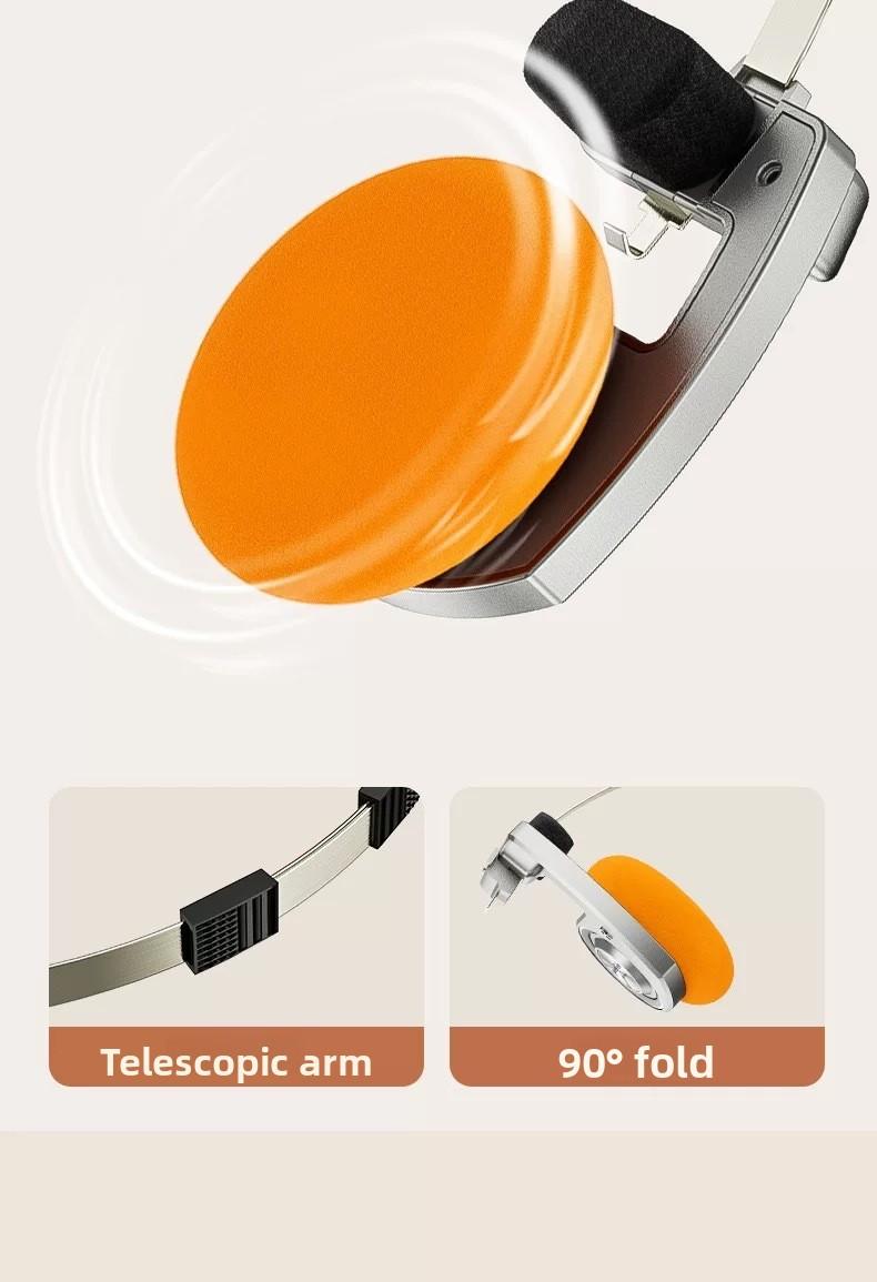 Baiyin Box H1PRO retro over-ear Bluetooth headphones for girls, Plus model, foldable, specially designed for photography