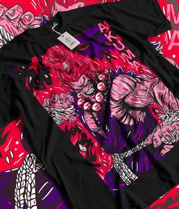 New Akuma Gouki Street Fighter Fighting T-shirt Tee Menswear Top