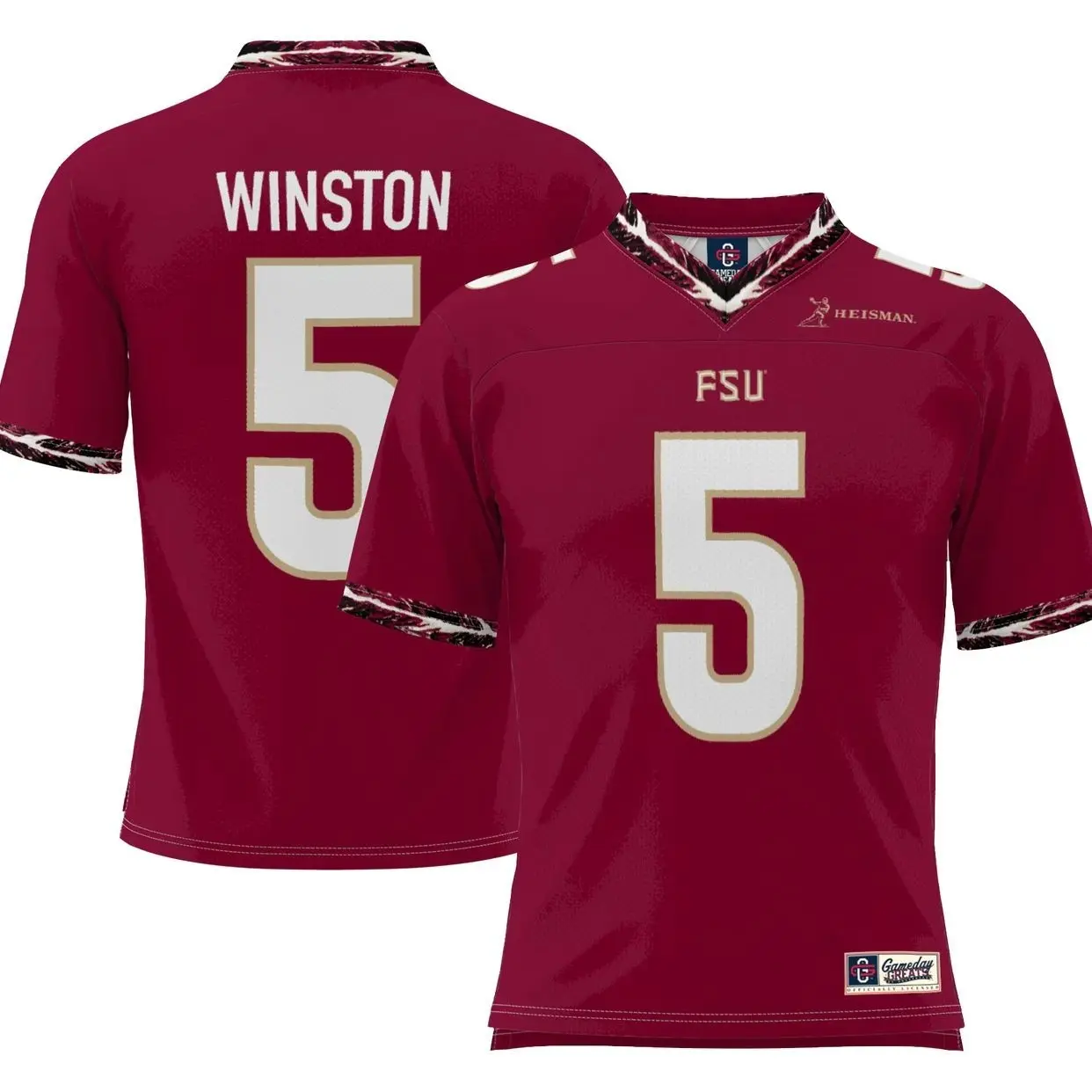 Jameis Winston Florida State Seminoles GameDay Greats  Heisman Football Jersey – Garnet