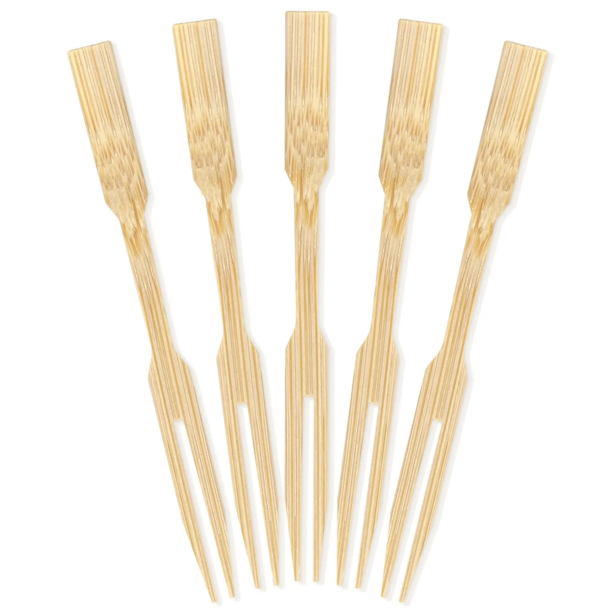 Mini Tasting Bamboo Forks