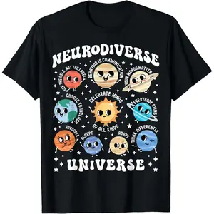 Neurodiverse Universe IEP Special Ed Paraprofessional Para T-Shirt