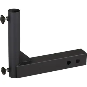 Trailer Hitch Flag Pole Holder,for Any Vehicle with 2" Hitch Receiver,Black