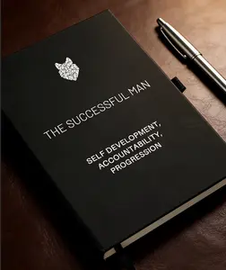 2026 Successful Man A5 Journal - Daily Goal Setting & Accountability Planner for Men, Self-Mastery Productivity Notebook for Discipline, Growth, Reflection, Personal Success