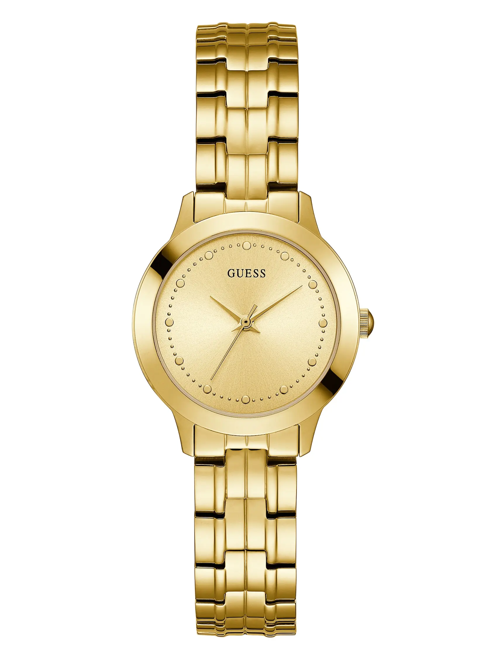 GUESS Female Gold-Tone Slim Classic Watch