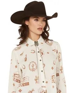 Shyanne Women's Women'S Concho Bolo Necklace - Pn12292