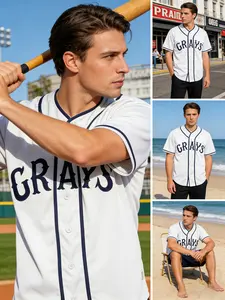 Men's Gibson 20 Jersey, Loose Fit Baseball Pullover, Breathable Sweat-Wicking Sportswear, Available in Multiple Colors, Sizes S-3xl, Sports Top