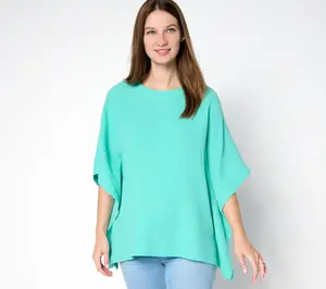 Belle Beach by Kim Gravel 100% Cotton Gauze Poncho