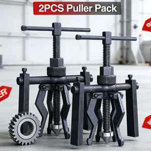 2Pcs 3-Claw Bearing Puller Kit, Hand-Held Automotive Disassembly Tool for Car, Motorcycle Wheel Inner Bearing & Gear Removal