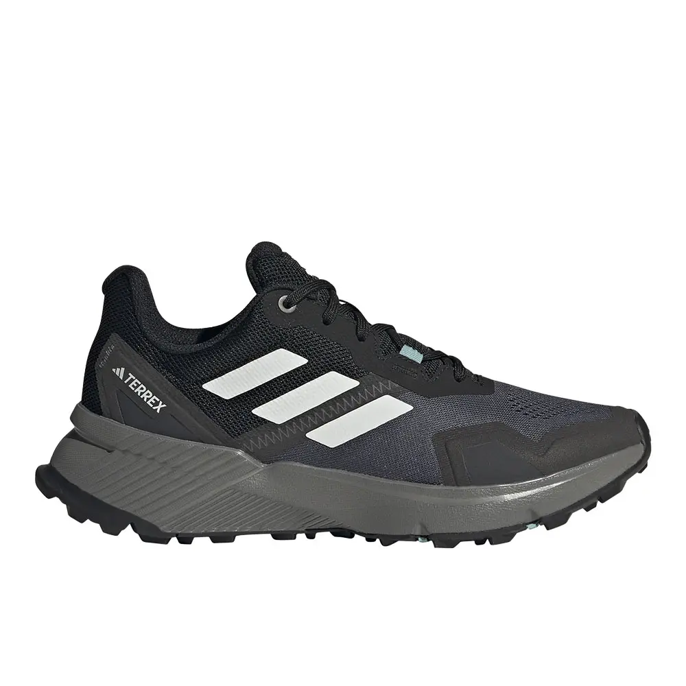 adidas Womens Terrex Soulstride Trail Running Sneakers Shoes - Black