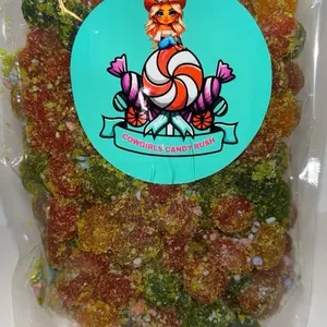 Sweet Snack Banana Cotton Candy Crunch-Chewy Snack