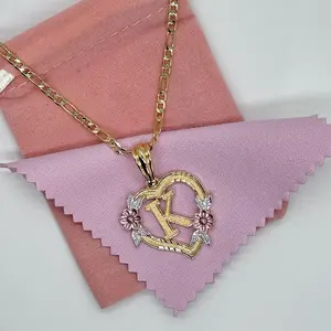 K in Heart necklace