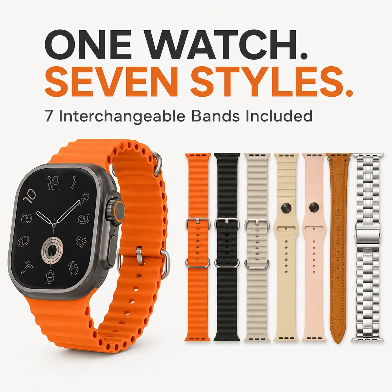 Unisex Digital Wrist Watch - Premium Square Display, Health Monitoring, Woven Sport Band Fashion Accessory