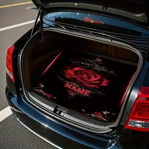 Customizable car trunk mat, supports personalization with your name and logo design. Suitable for all car models, it is an ideal gift for any occasion. This stylish mat is a must-have for your beloved car